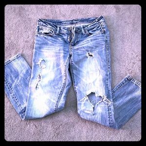 Victoria Secret distressed jeans